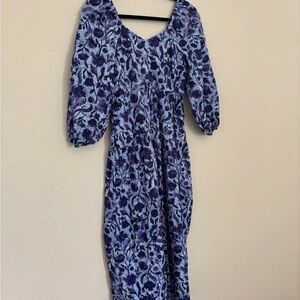 Universal Thread blue Floral Maxi Dress